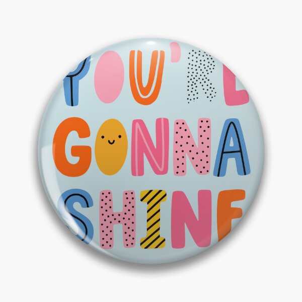 Item preview, You're Gonna Shine Motivational Quote Cute Colorful Typography designed and sold by NosandEdgy.