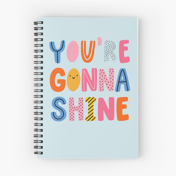 Item preview, You're Gonna Shine Motivational Quote Cute Colorful Typography designed and sold by NosandEdgy.