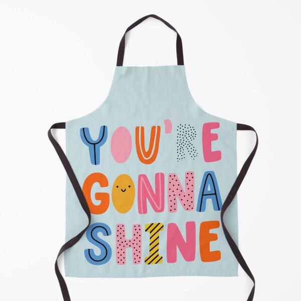 Item preview, You're Gonna Shine Motivational Quote Cute Colorful Typography designed and sold by NosandEdgy.