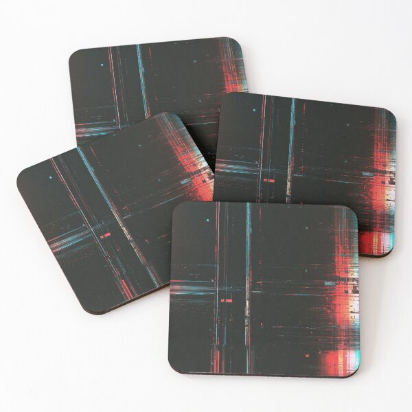 Item preview, Signal Divide – Dark Cyber Glitch designed and sold by AlfiB.