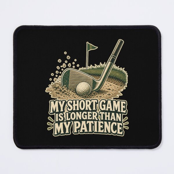 Item preview, My Short Game Is Longer Than My Patience Shirt, Funny Golf T-Shirt, Golfer Humor Tee, Funny Golf Gift Shirt, Vintage Golf Graphic designed and sold by TshirtsLabs.