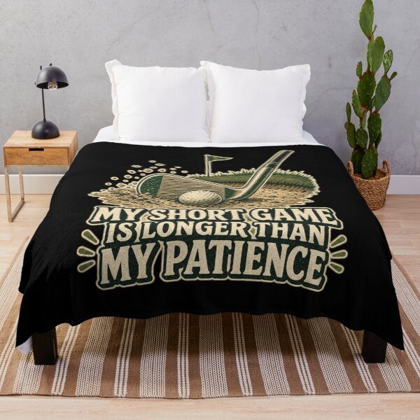 Item preview, My Short Game Is Longer Than My Patience Shirt, Funny Golf T-Shirt, Golfer Humor Tee, Funny Golf Gift Shirt, Vintage Golf Graphic designed and sold by TshirtsLabs.
