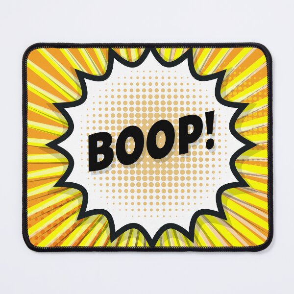 Item preview, BOOP Comic Burst Yellow Poster designed and sold by studio838.