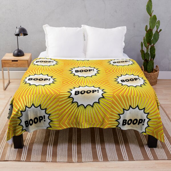 Item preview, BOOP Comic Burst Yellow Poster designed and sold by studio838.