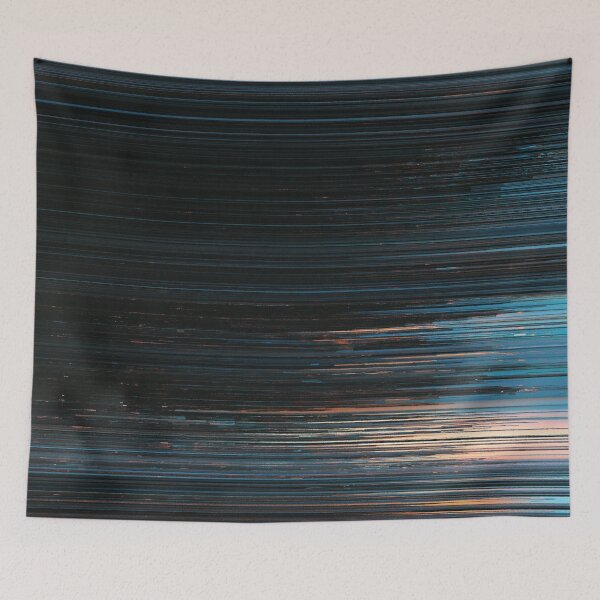 Item preview, Midnight Signal – Abstract Scanline Glitch designed and sold by AlfiB.