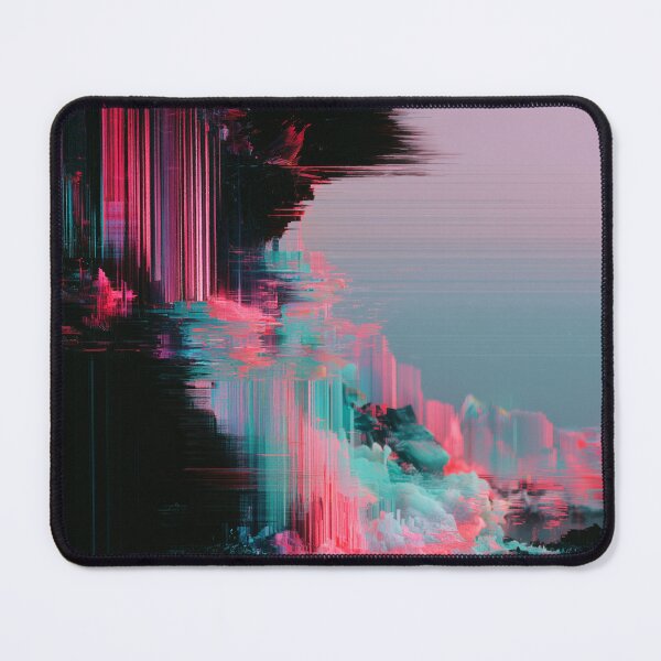 Item preview, Digital Tide – Neon Glitch Seascape designed and sold by AlfiB.