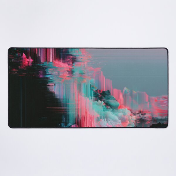 Item preview, Digital Tide – Neon Glitch Seascape designed and sold by AlfiB.