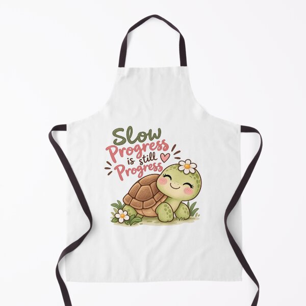 Item preview, Slow Progress Is Still Progress Cute Turtle Inspirational Quote designed and sold by StickyDelights.