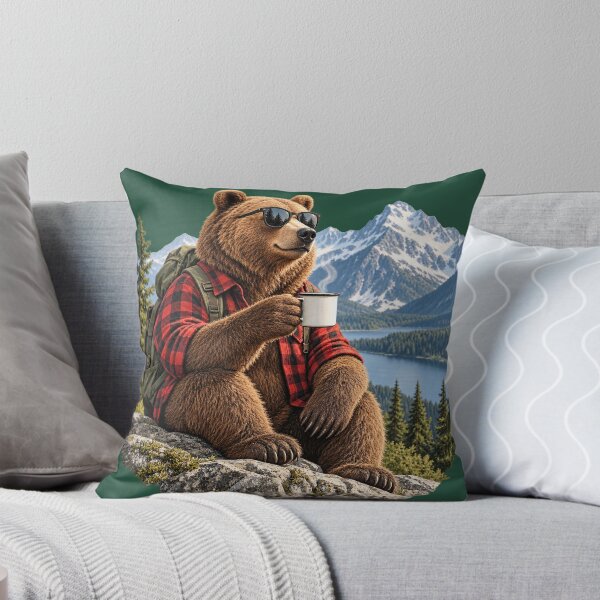 Item preview, Mountain Bear – Coffee & Outdoor Adventure designed and sold by Sasas Design.