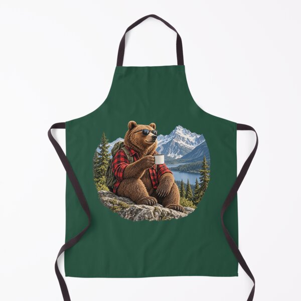Item preview, Mountain Bear – Coffee & Outdoor Adventure designed and sold by Sasas Design.
