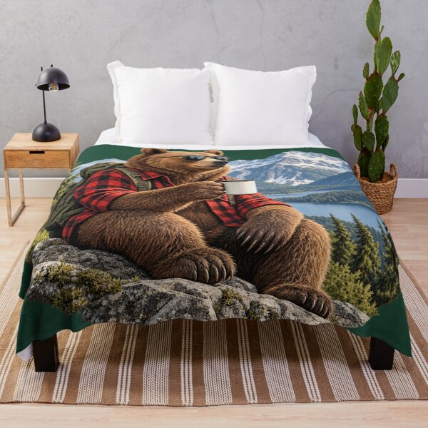Item preview, Mountain Bear – Coffee & Outdoor Adventure designed and sold by Sasas Design.
