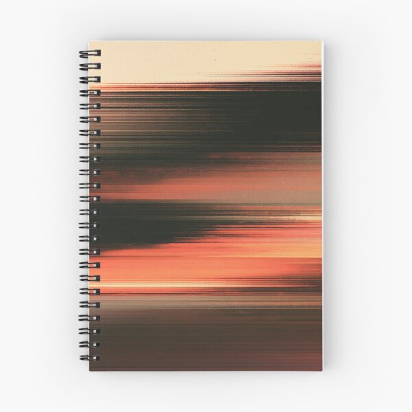 Item preview, Burnt Horizon – Abstract Glitch Lines designed and sold by AlfiB.