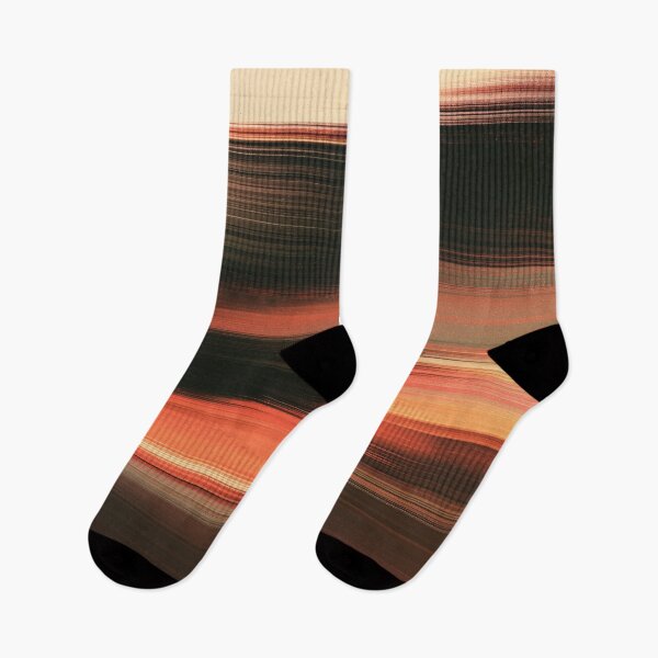 Item preview, Burnt Horizon – Abstract Glitch Lines designed and sold by AlfiB.