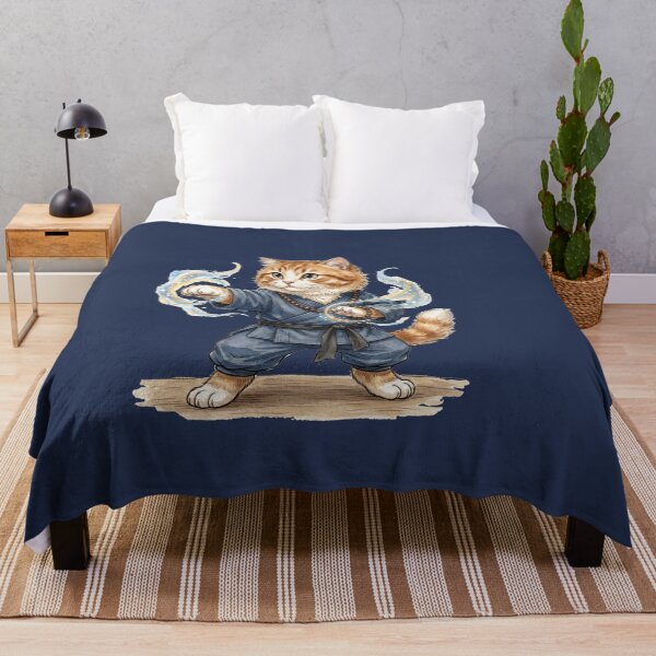 Item preview, Cute Fluffy Monk Cat - Funny Martial Arts RPG Fantasy Gamer Gift T-Shirt designed and sold by StreetNovaInk.