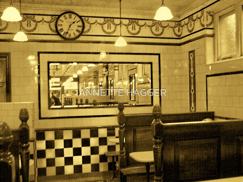 "Pie and Mash Shop revisited" by HAGGER Redbubble