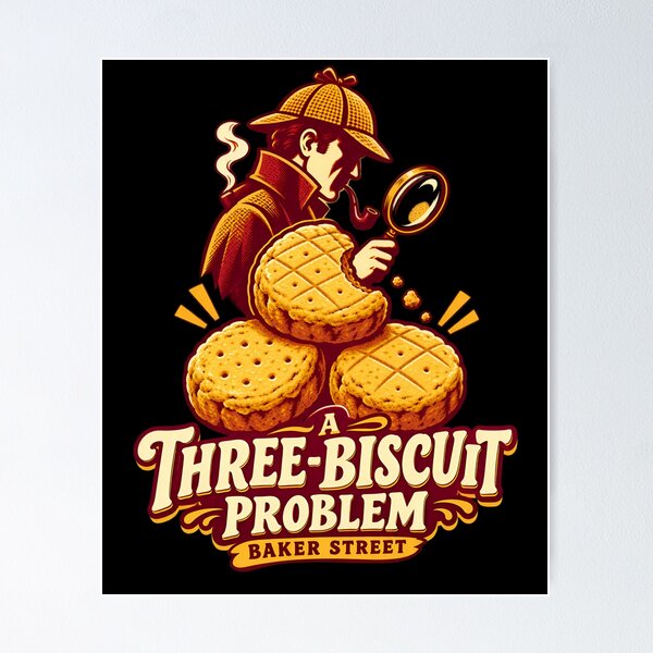 Item preview, Sherlock Holmes: A Three-Biscuit Problem designed and sold by Fenay Designs.