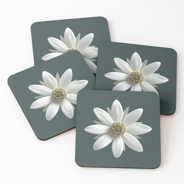 Item preview, Minimalist Graphite Sage Daisy Flower Floral Pattern designed and sold by ​Jyoti Digital Artist.