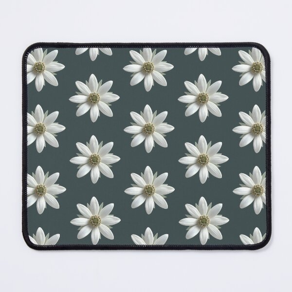 Item preview, Minimalist Graphite Sage Daisy Flower Floral Pattern designed and sold by Jyoti Digital Artist.