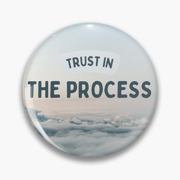 Item preview, Trust In The Process | Inspirational Cloud Quotes designed and sold by LensDyn™.