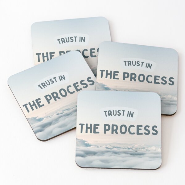 Item preview, Trust In The Process | Inspirational Cloud Quotes designed and sold by LensDyn™.