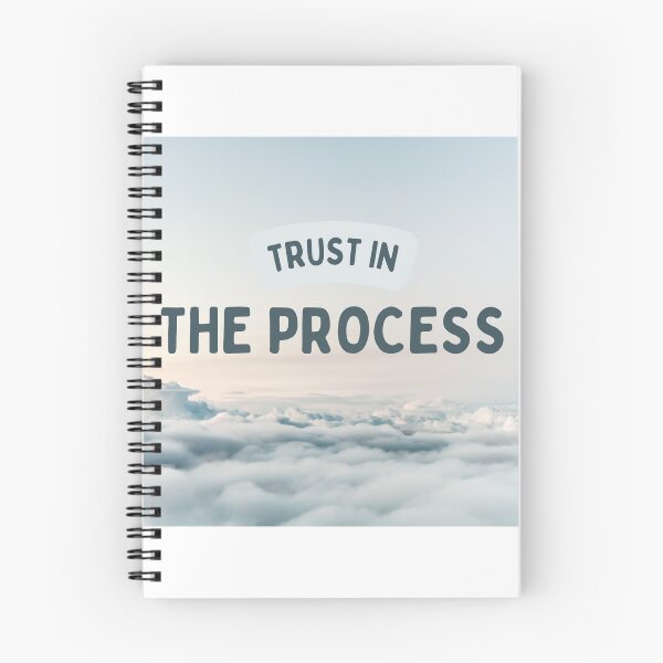 Item preview, Trust In The Process | Inspirational Cloud Quotes designed and sold by LensDyn™.