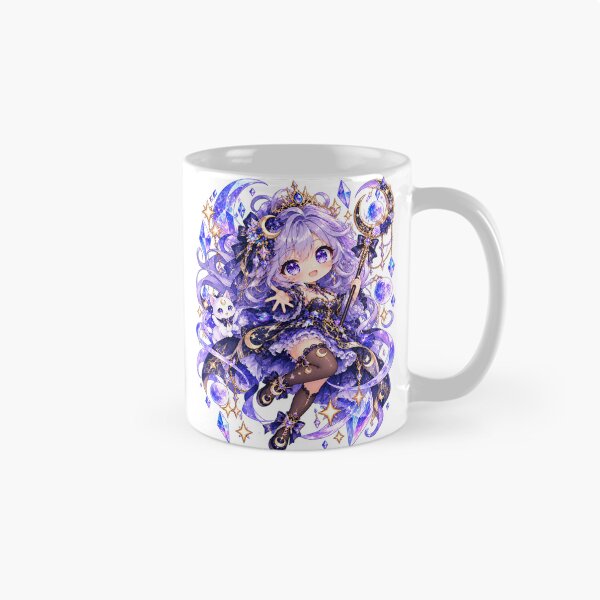 Item preview, Moonlight Crystal Princess – Magical Chibi Celestial Girl designed and sold by Kubbykat.