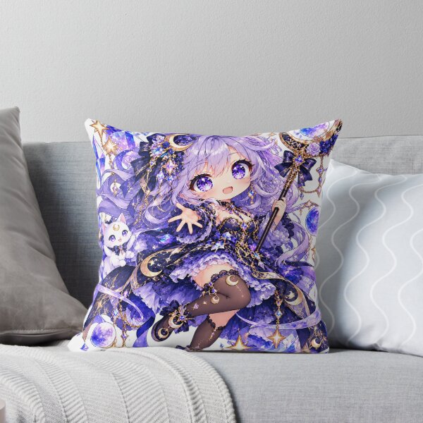 Item preview, Moonlight Crystal Princess – Magical Chibi Celestial Girl designed and sold by Kubbykat.