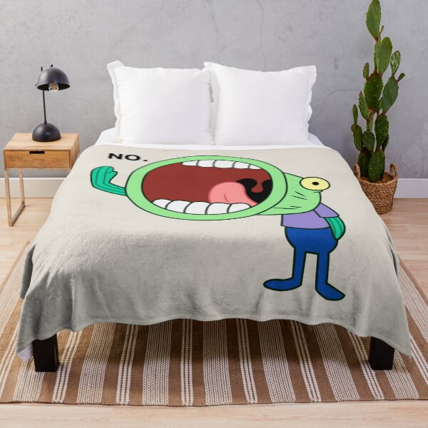 Item preview, SpongeBob Hoopla Fish Screaming NO! designed and sold by jaxmorton963.