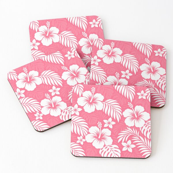 Item preview, Pink Hawaiian Hibiscus – Tropical Island Floral Pattern designed and sold by Plus91BIRD.