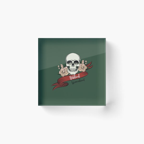 Item preview, Biblical Womanhood with a Skull and Flowers. Gift for Her Relaxed Fit  designed and sold by ONTCdesign.