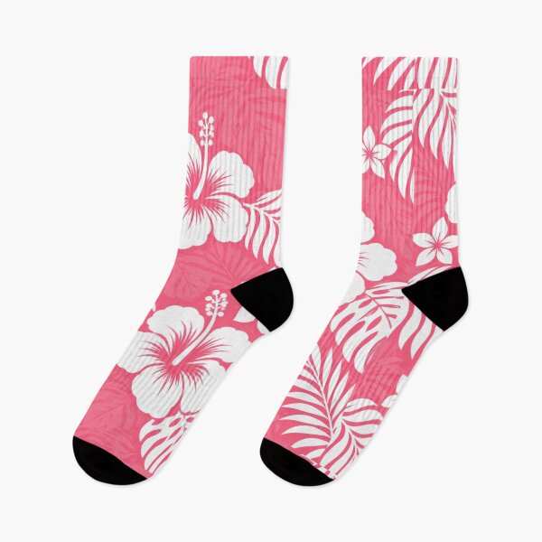 Item preview, Pink Hawaiian Hibiscus – Tropical Island Floral Pattern designed and sold by Plus91BIRD.