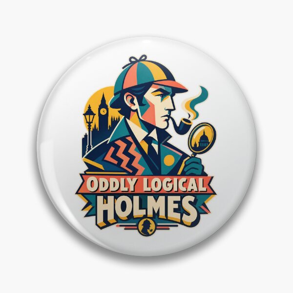 Item preview, Sherlock Holmes: Oddly Logical Pop Portrait designed and sold by Fenay Designs.