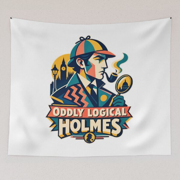 Item preview, Sherlock Holmes: Oddly Logical Pop Portrait designed and sold by Fenay Designs.
