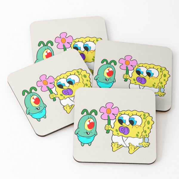 Item preview, Kid Plankton and Baby SpongeBob  designed and sold by jaxmorton963.