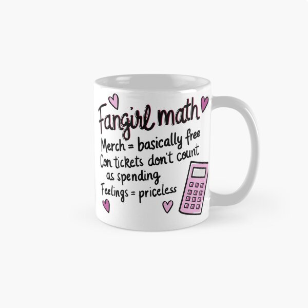 Aperçu de l'œuvre Mathématiques de fangirl créée et vendue par TineHunterArt.