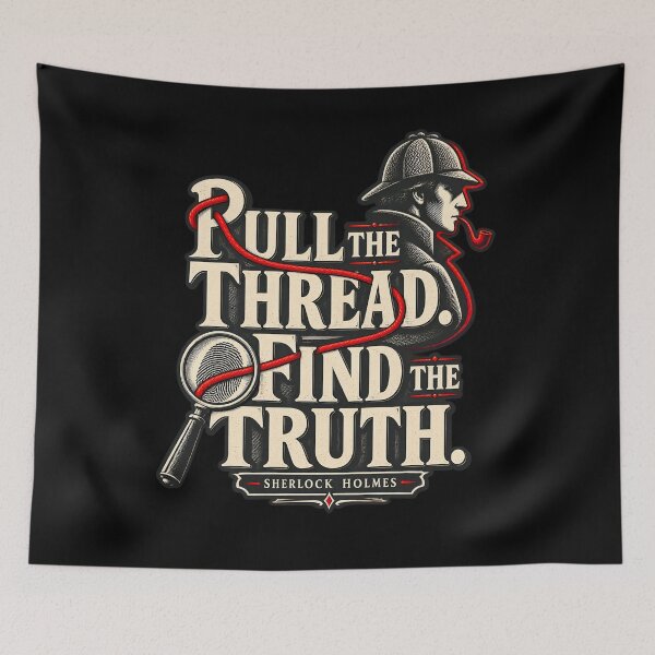 Item preview, Sherlock Holmes: Pull the Thread, Find the Truth designed and sold by Fenay Designs.