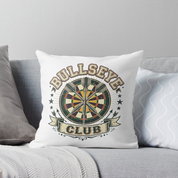 Item preview, Bullseye Club Vintage Darts Sports Design designed and sold by Mellow Doodle Co..