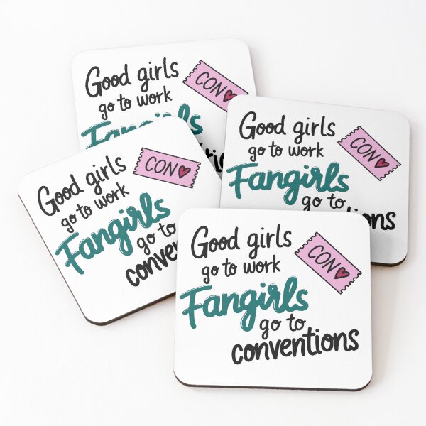 Item preview, Fan girls go to conventions designed and sold by TineHunterArt.