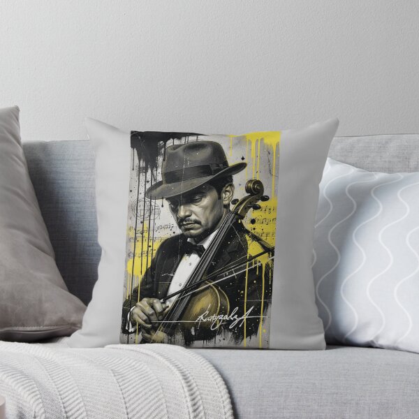 Artikelvorschau, Violinist. Cellist. Retro-Stil. entworfen und verkauft von MagelliShop.