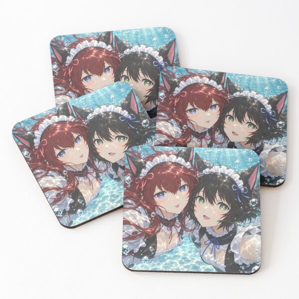 Item preview, Makise Kurisu and Shiina Mayuri – Underwater Complicity designed and sold by Pixel Sakura Gallery.