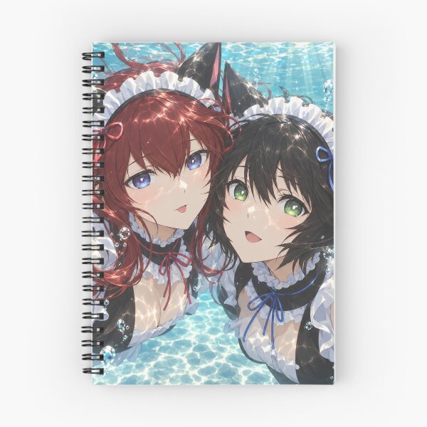 Item preview, Makise Kurisu and Shiina Mayuri – Underwater Complicity designed and sold by Pixel Sakura Gallery.
