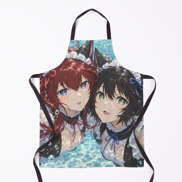 Artikelvorschau, Makise Kurisu und Shiina Mayuri – Unterwasser-Komplizenschaft entworfen und verkauft von Pixel Sakura Gallery.