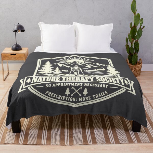 Item preview, Nature Therapy Society – Prescription More Trails Vintage Hiking designed and sold by NomadIdeasCo.