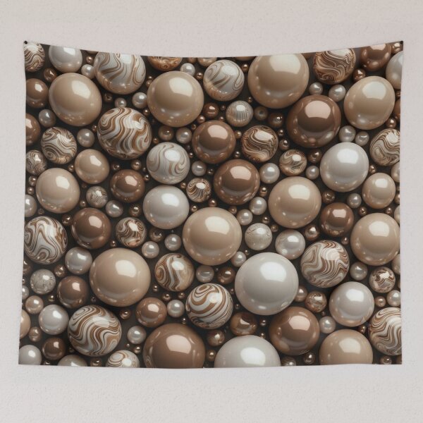 Item preview, Luxury Nude Mocha Pearl & Swirl Spheres iPhone & Samsung Phone Case designed and sold by Williams Anderson.