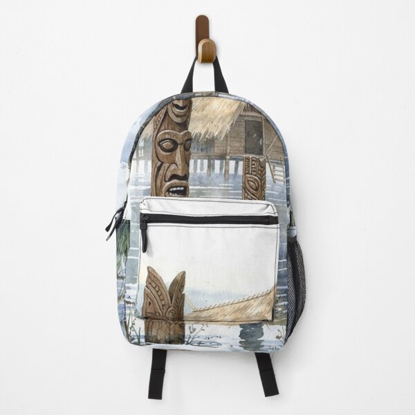 Item preview, House on stilts (Melanesian art) designed and sold by jefboutique6150.