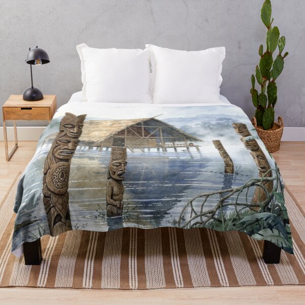 Item preview, House on stilts (Melanesian art) designed and sold by jefboutique6150.