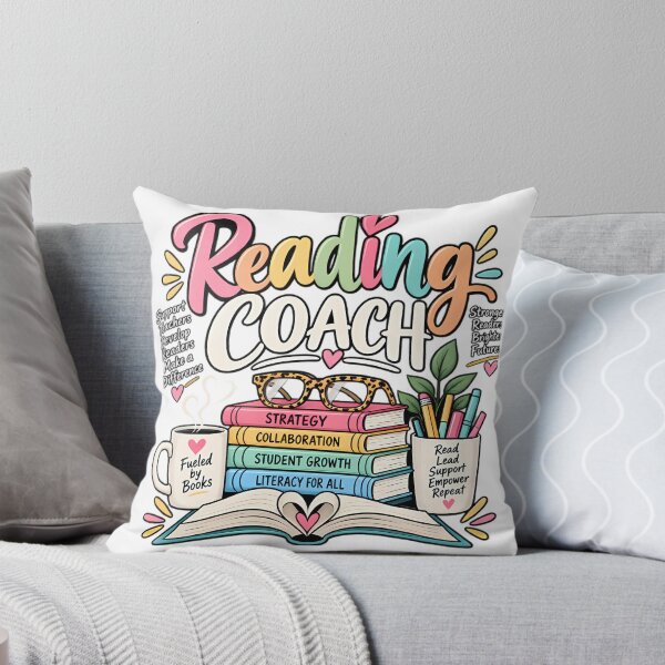 Item preview, Reading Coach Literacy Education Teacher Support Design designed and sold by manothla.