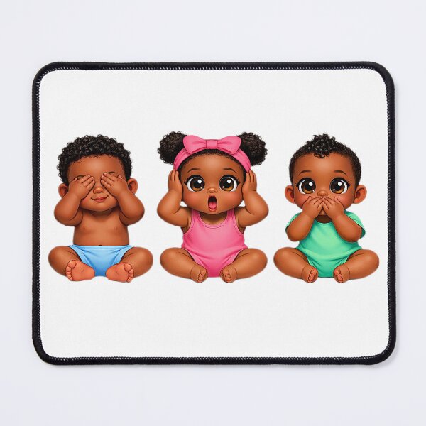 Item preview, Ebony Babies: Three Wise Ones Collection designed and sold by EscapeArtist13.