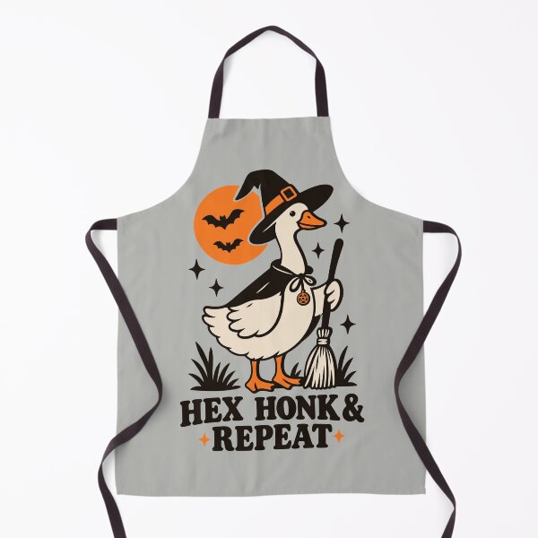 Item preview, Witchy Goose Halloween  – Hex Honk & Repeat Funny Witch Goose designed and sold by Skryp-art.