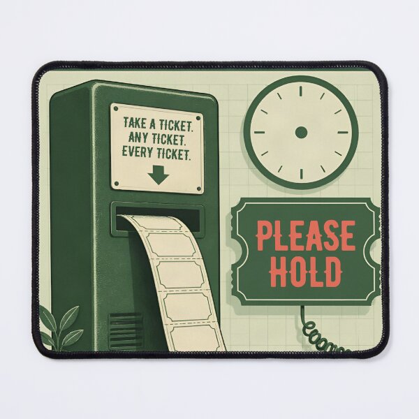 Item preview, Policy Update Vintage Corporate Office Satire Art designed and sold by kaia's802studio.